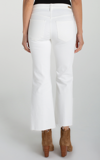 Liverpool Hannah Crop Flare-White