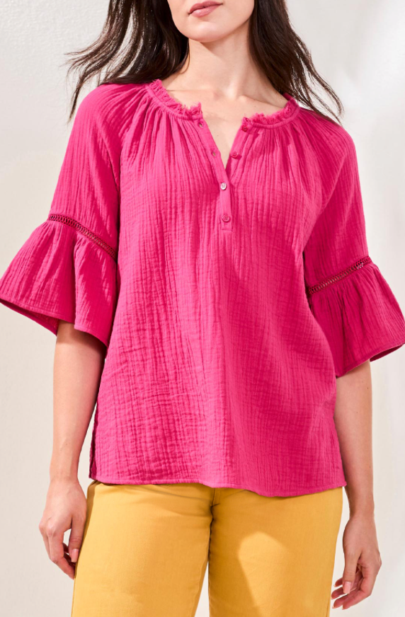 Tribal Raglan Sleeve Blouse