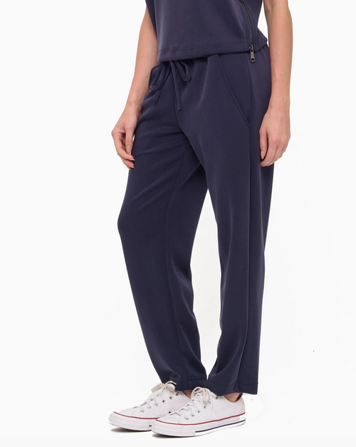 Straight Leg Scuba Pant-Navy
