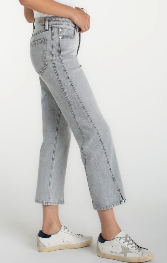 Liverpool Kennedy Straight w/Slit Jean-Alpine Grey