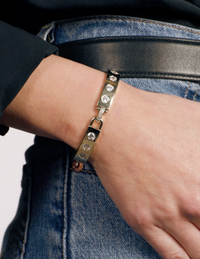 Ashley Rodeo Lock Cuff Bracelet