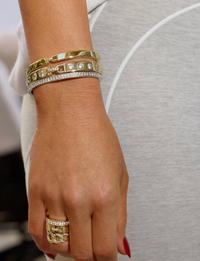 Ashley Rodeo Lock Cuff Bracelet