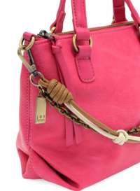 2 Row Knotted+Chain Bag Necklace