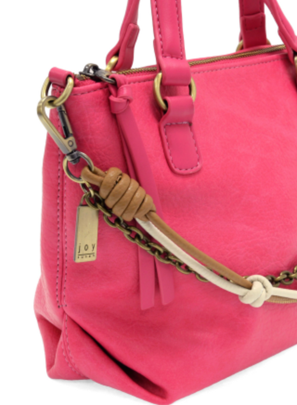 2 Row Knotted+Chain Bag Necklace