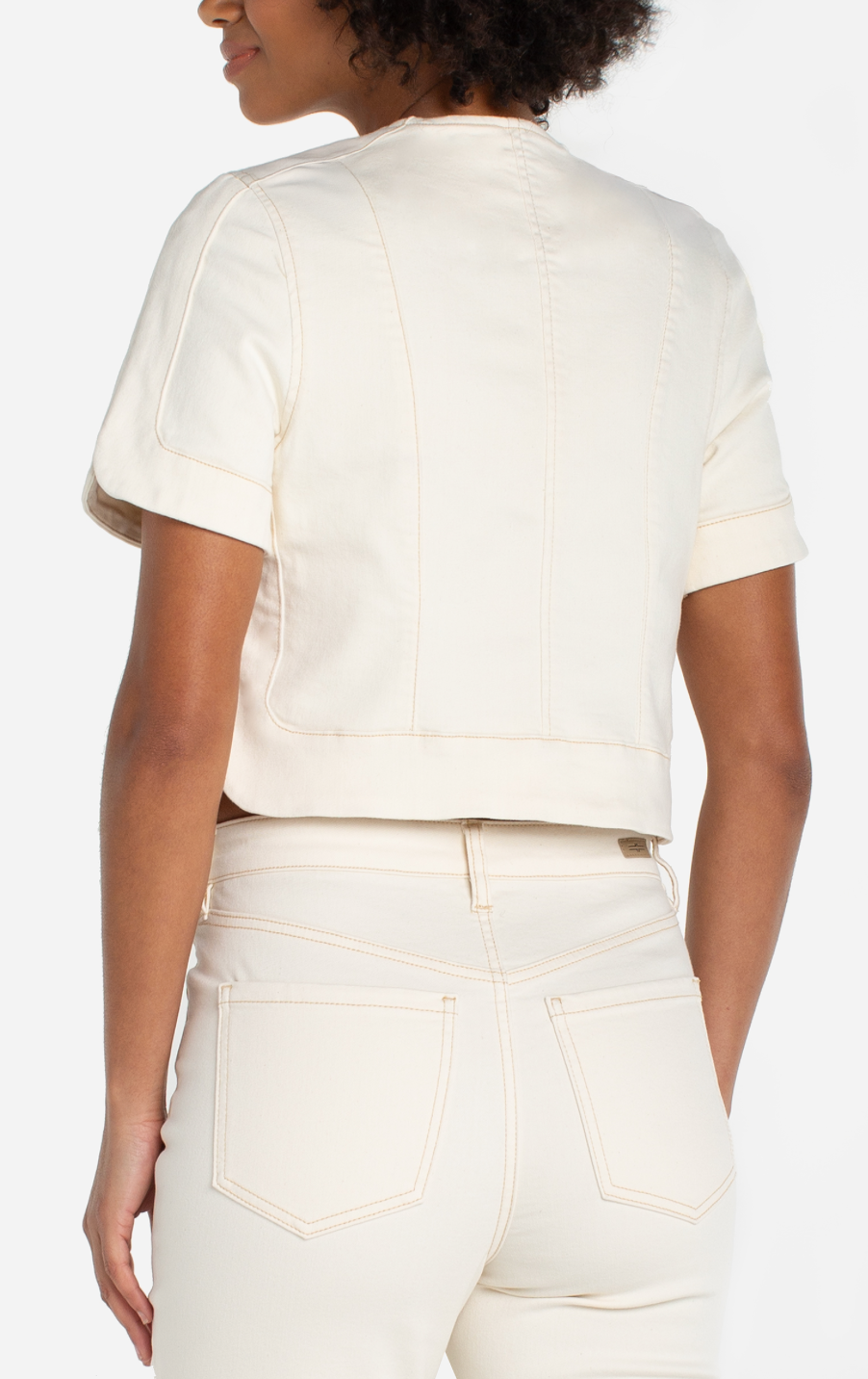 Liverpool Short Sleeve Cropped Jacket