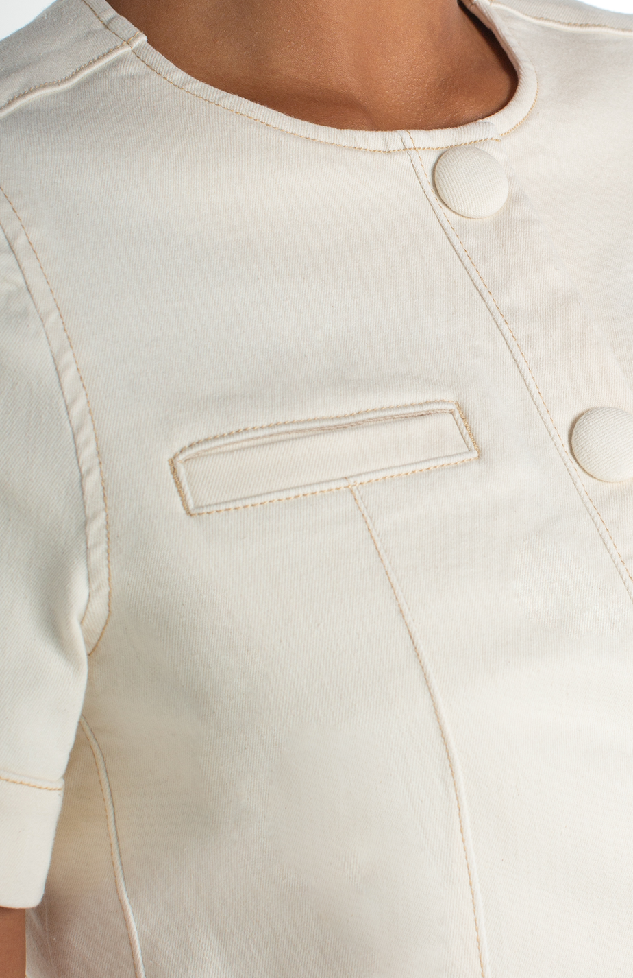 Liverpool Short Sleeve Cropped Jacket