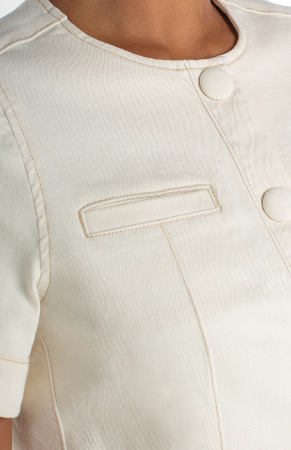 Liverpool Short Sleeve Cropped Jacket