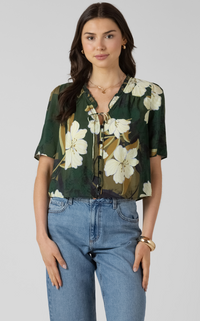 Dex Button Front Blouse