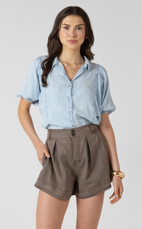Dex Button Front Blouse