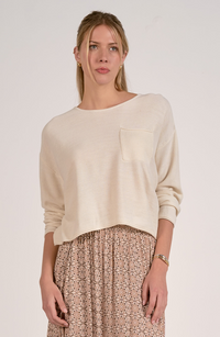 Elan Crewneck Front Pocket Sweater