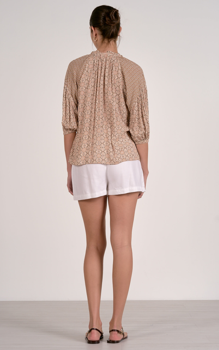 Elan Peasant Top