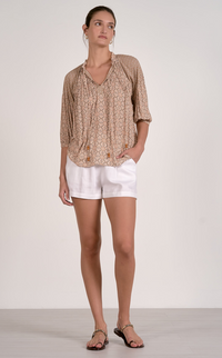 Elan Peasant Top