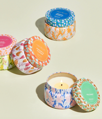 Capri Blue Pattern Play Travel Tin Candle