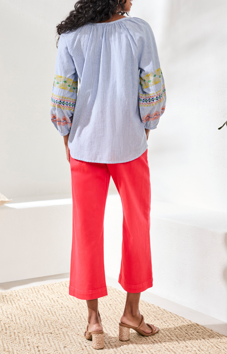Tribal Raglan Sleeve Blouse