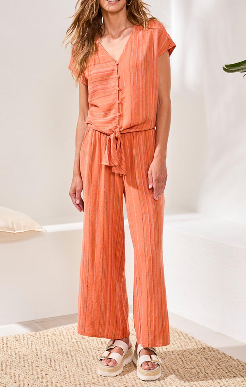 Tribal Tie Front Blouse