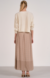 Elan 3 Tiered Maxi Skirt