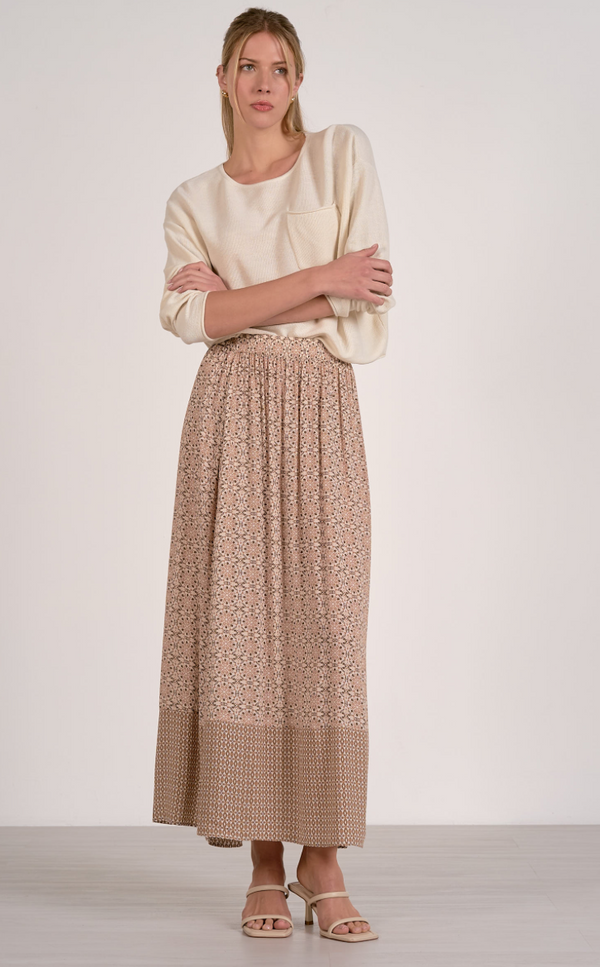 Elan 3 Tiered Maxi Skirt