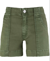 Kut Jane High Rise Shorts -Olive