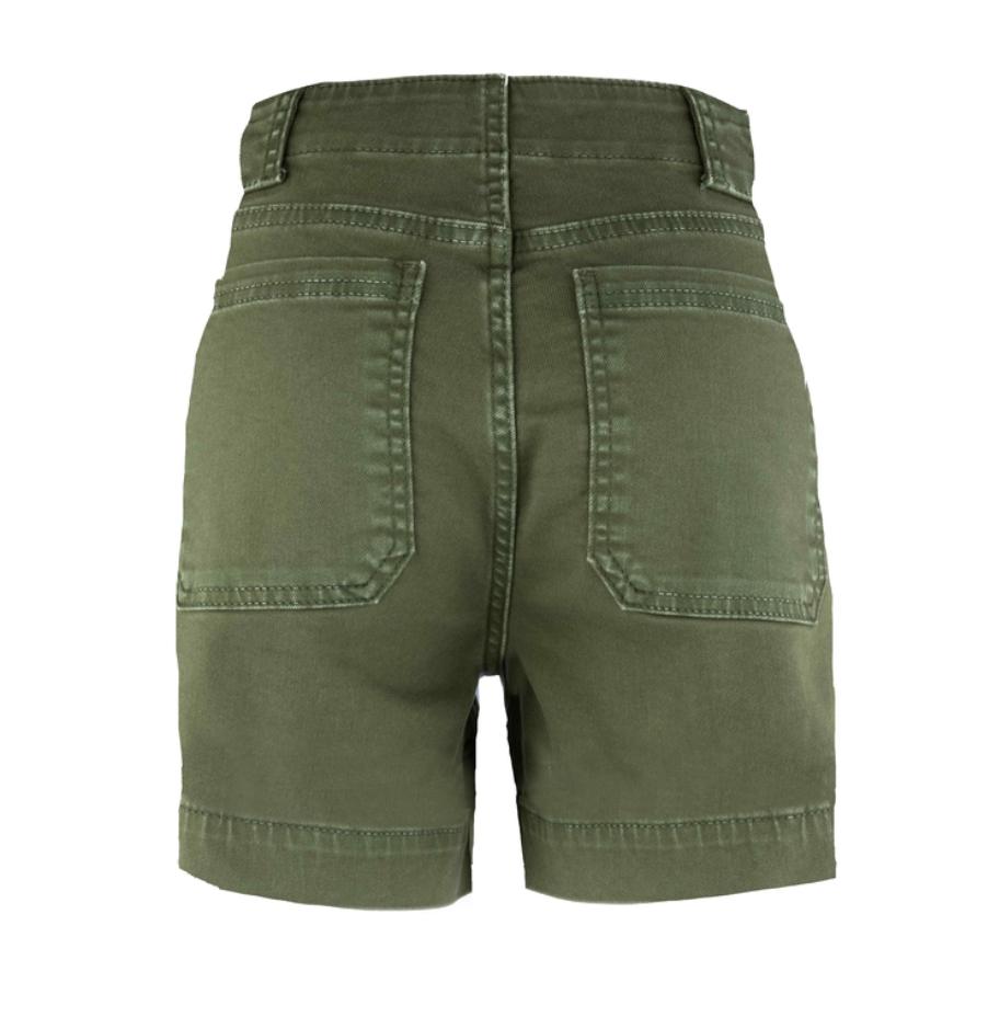 Kut Jane High Rise Shorts -Olive