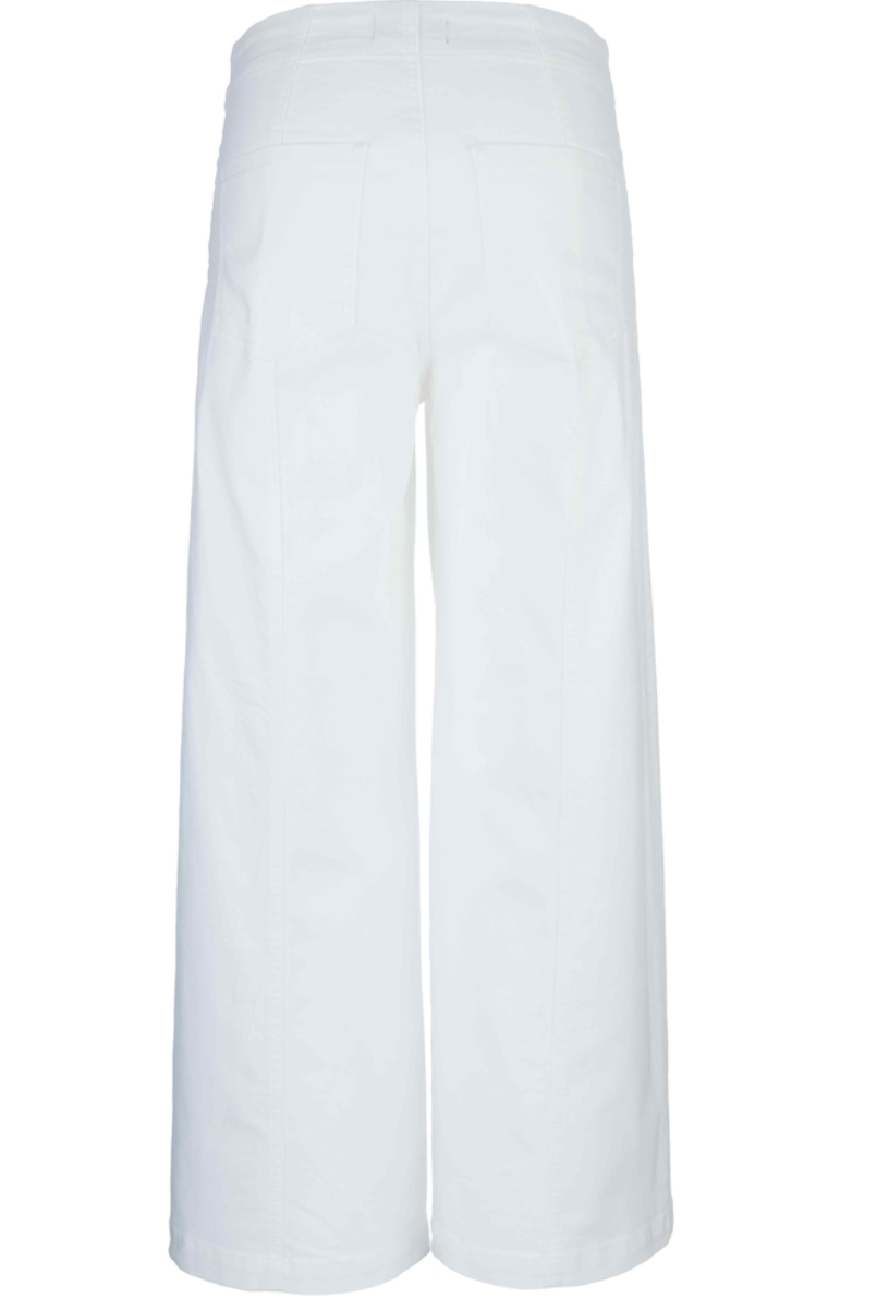 Kut Meg Hi Rise Wide Leg Jean-White