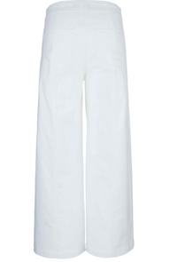 Kut Meg Hi Rise Wide Leg Jean-White