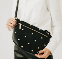 Chic Gold Studded Westlyn Bum Bag