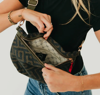 Callahan Canvas Printed Bum Bag