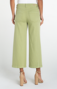 Liverpool Utility Crop Wide Leg Pant-Lotus