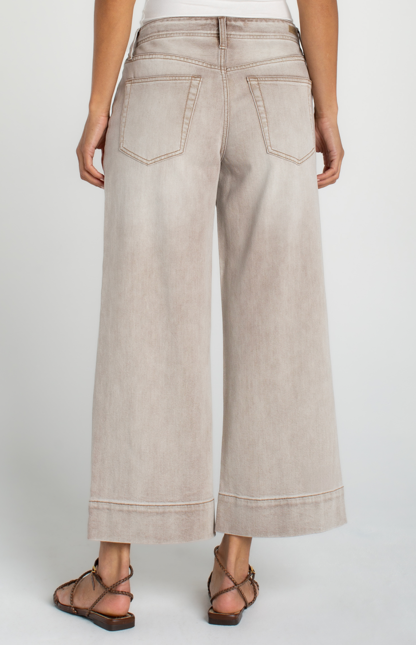 Liverpool Weekender Crop Pant -antique khaki