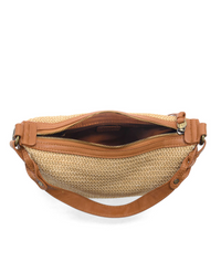 Natural Straw Effie Hobo