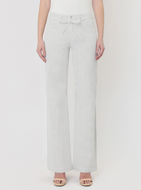 Tie Striped Vintage Flare Jeans
