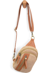 JS Skyler Sling Bag -Nat Straw