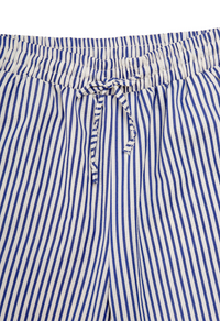 Striped Wide Leg Pants-Blue