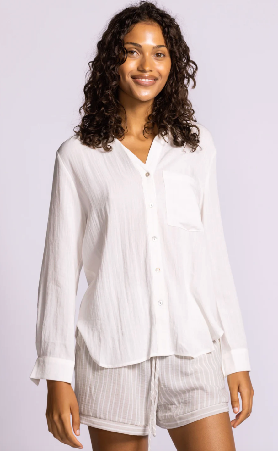 Francis Top -White