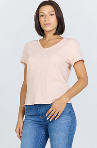 Dear John Vanya Vneck Slub T-shirt