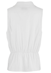 Kut Sara Twist Front Linen Top