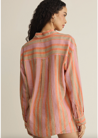 Perfect Button-Up -Tiger Lily