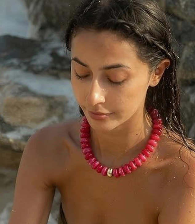 Bubble Bead Statement Necklace