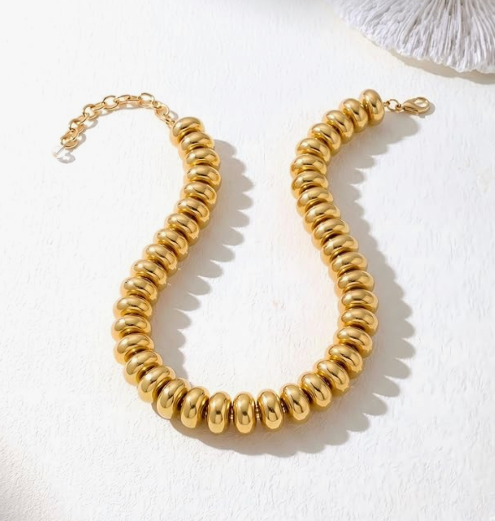 Bubble Bead Statement Necklace