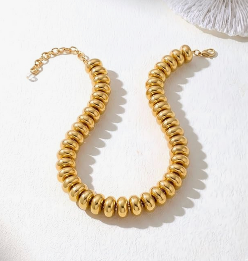 Bubble Bead Statement Necklace