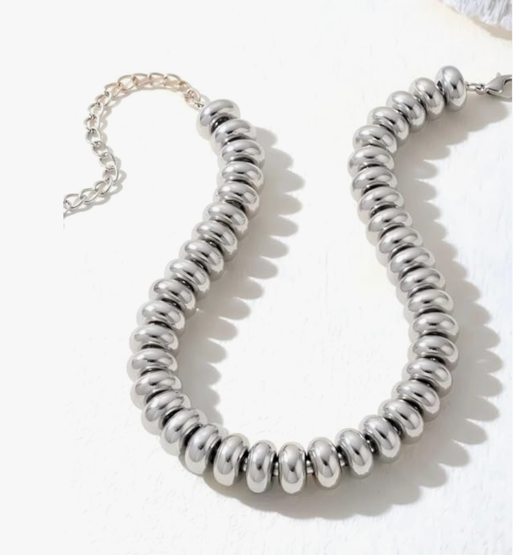 Bubble Bead Statement Necklace