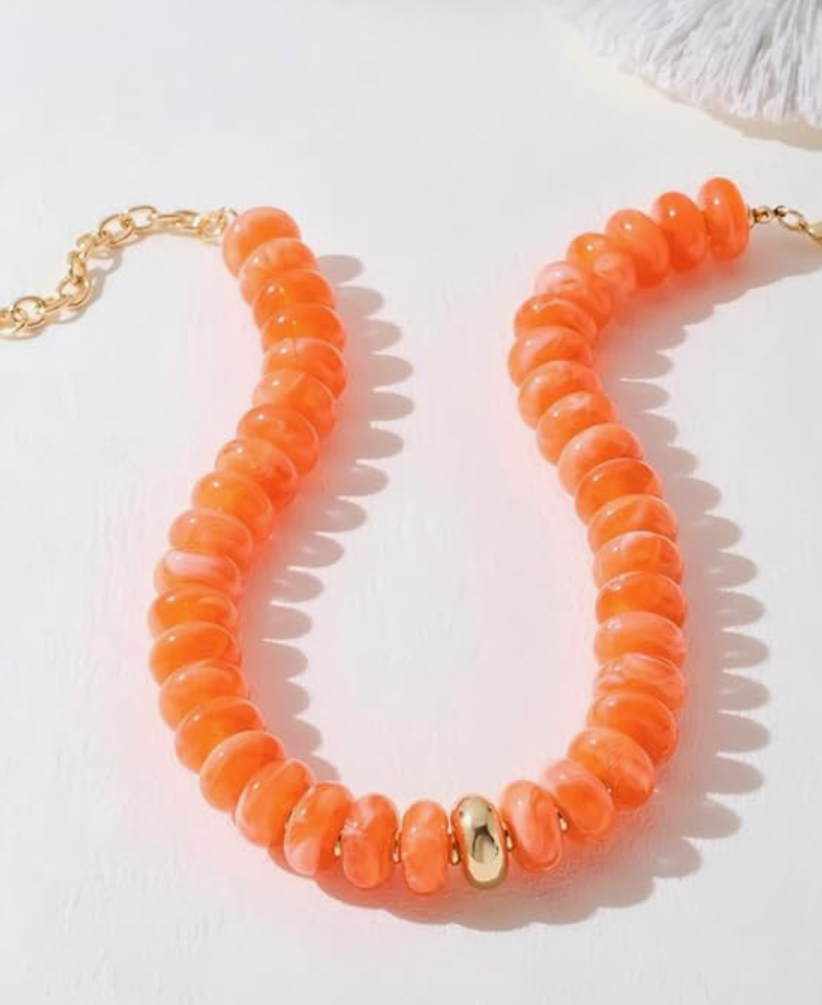 Bubble Bead Statement Necklace