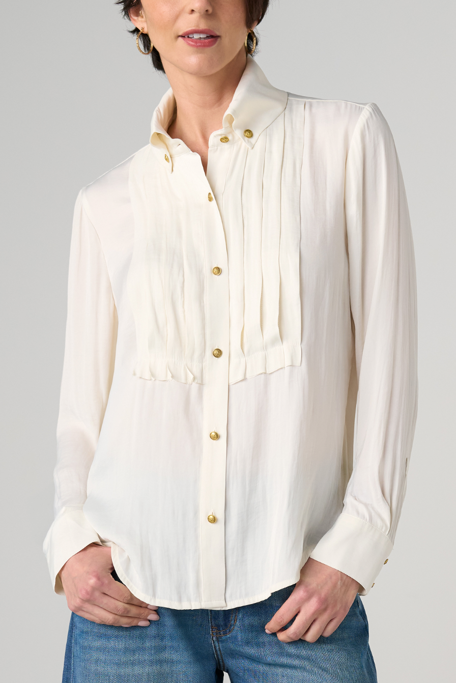 Liverpool Long Sleeve Tuxedo Top