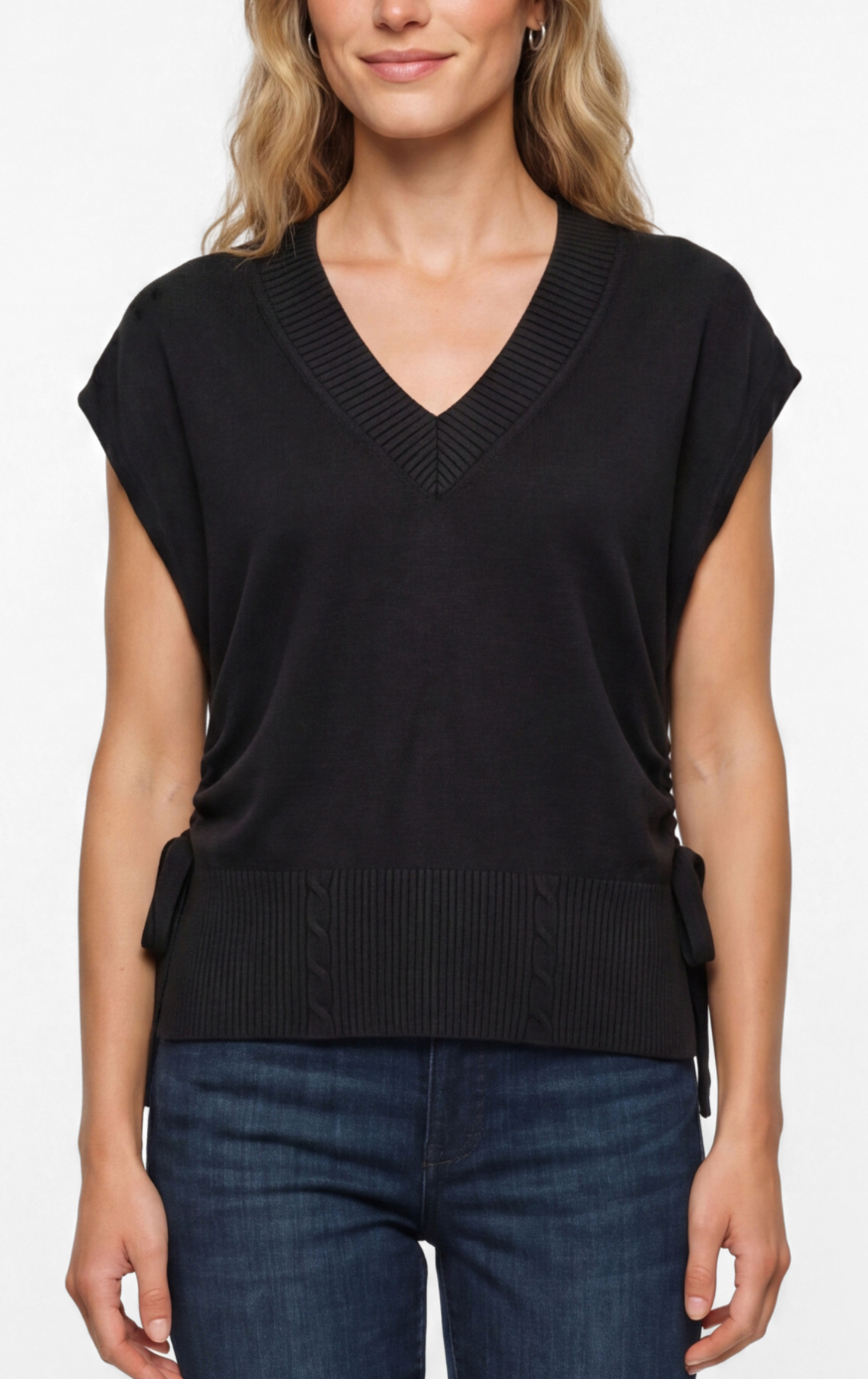 Liverpool V-neck Sweater w/Ties