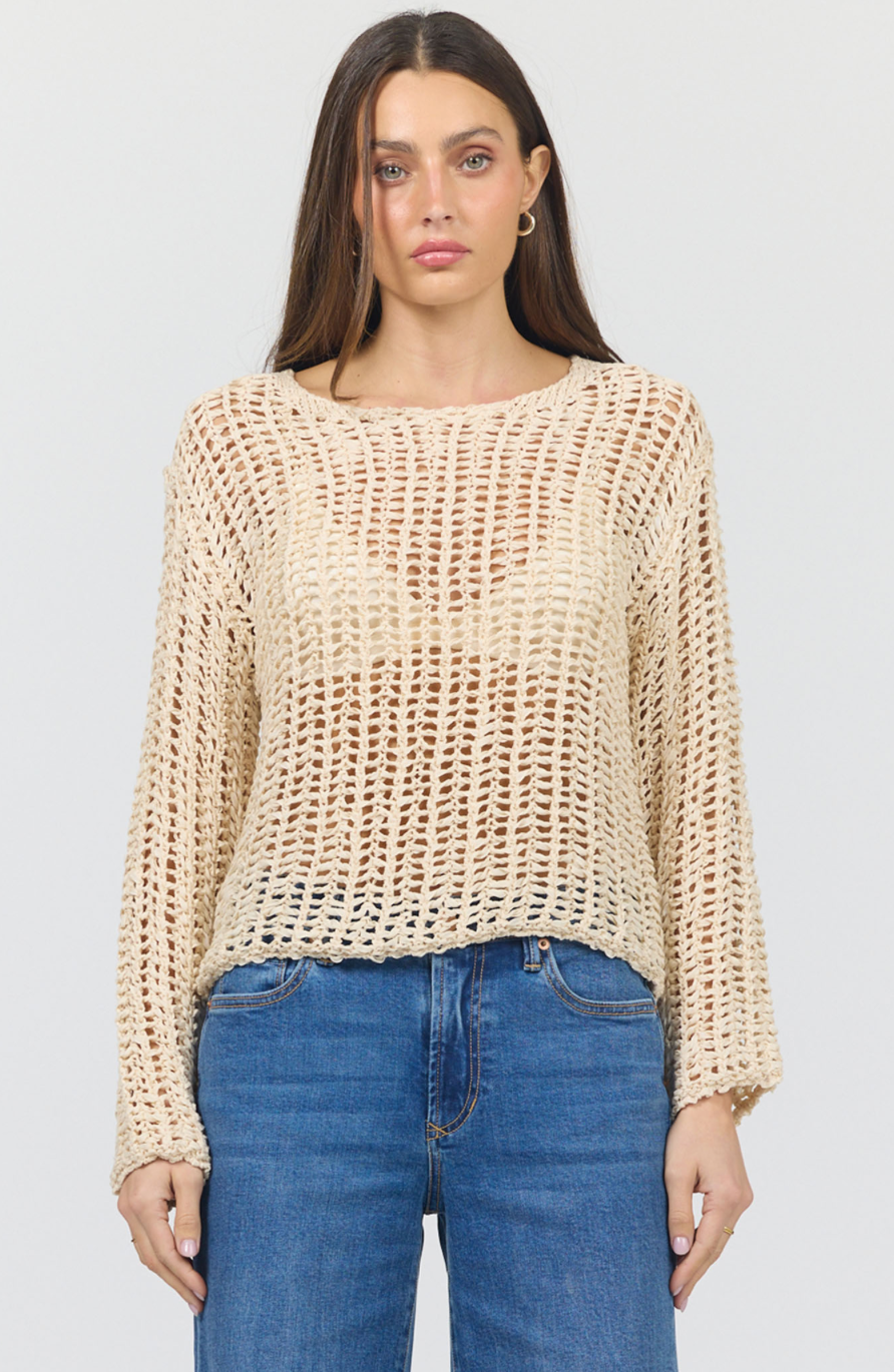 Dear John Adela Open Knit Sweater