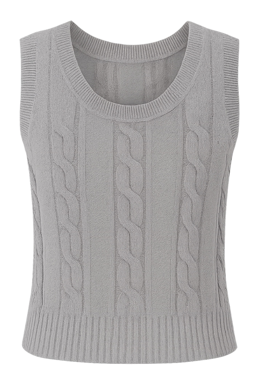 Another Love Cable Knit Sweater Vest