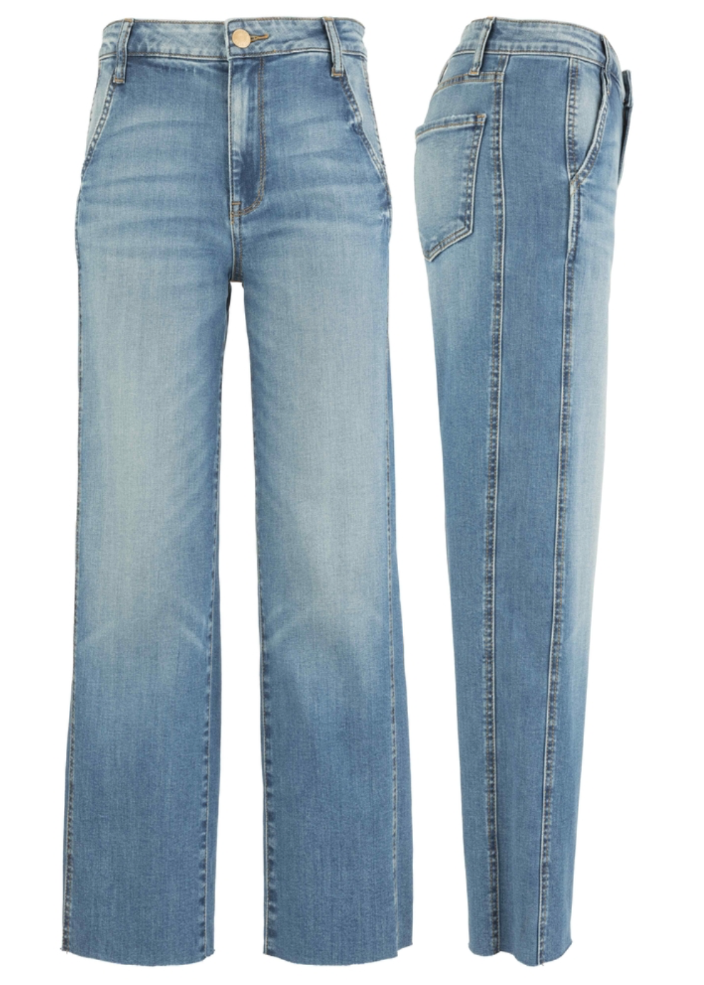Kut Charlotte High Rise Wide Leg Jean