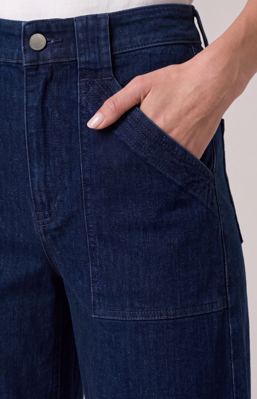 Liverpool Stride Wide Leg Jean-Empire Blue
