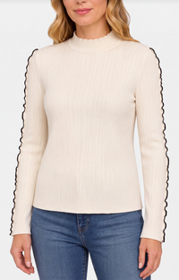 Liverpool Lettuce Edge Detail Sweater