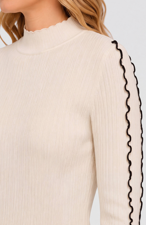 Liverpool Lettuce Edge Detail Sweater